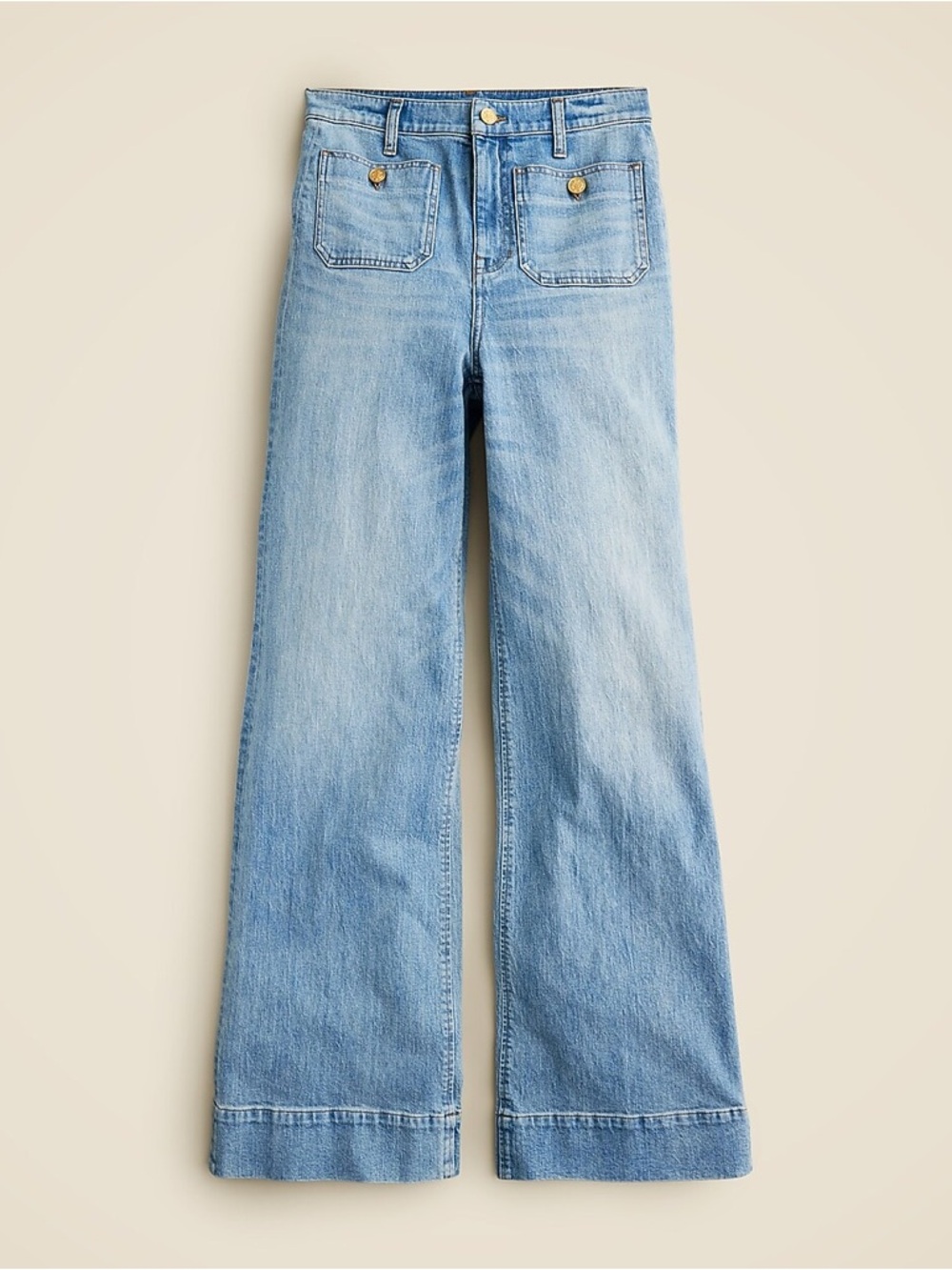 J. Crew Sailor Denim Trouser - Blue River - Size 35R